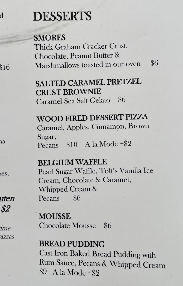 Menu Canoe Club Wine Bar-5