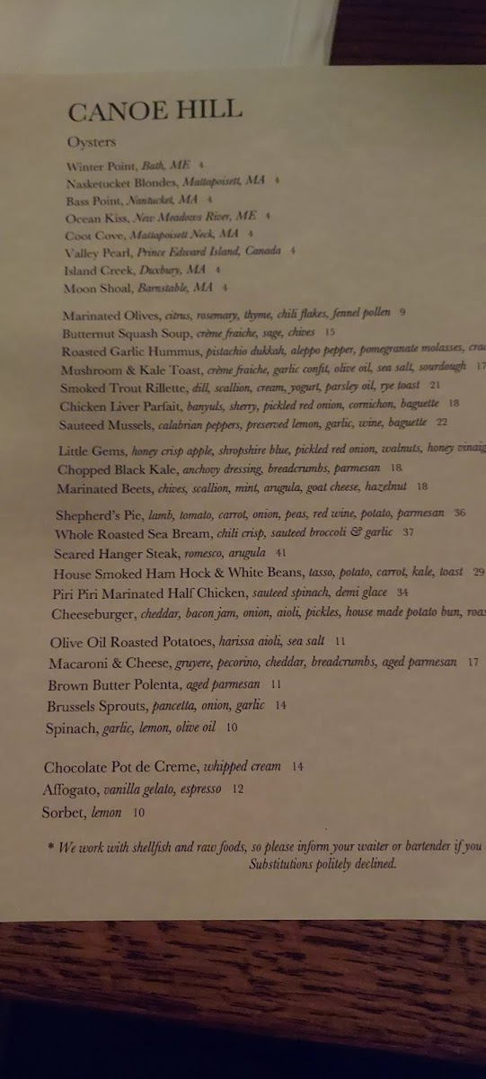 Menu Canoe Hill-2