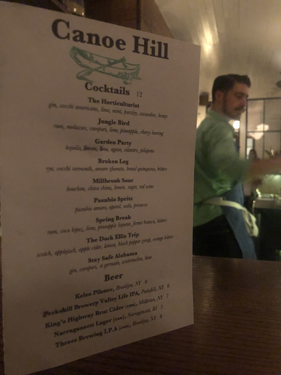 Menu Canoe Hill-4