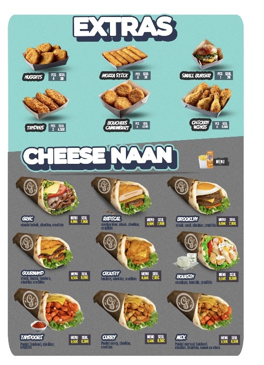 Menu Canteen Street Clichy Sous Bois-2