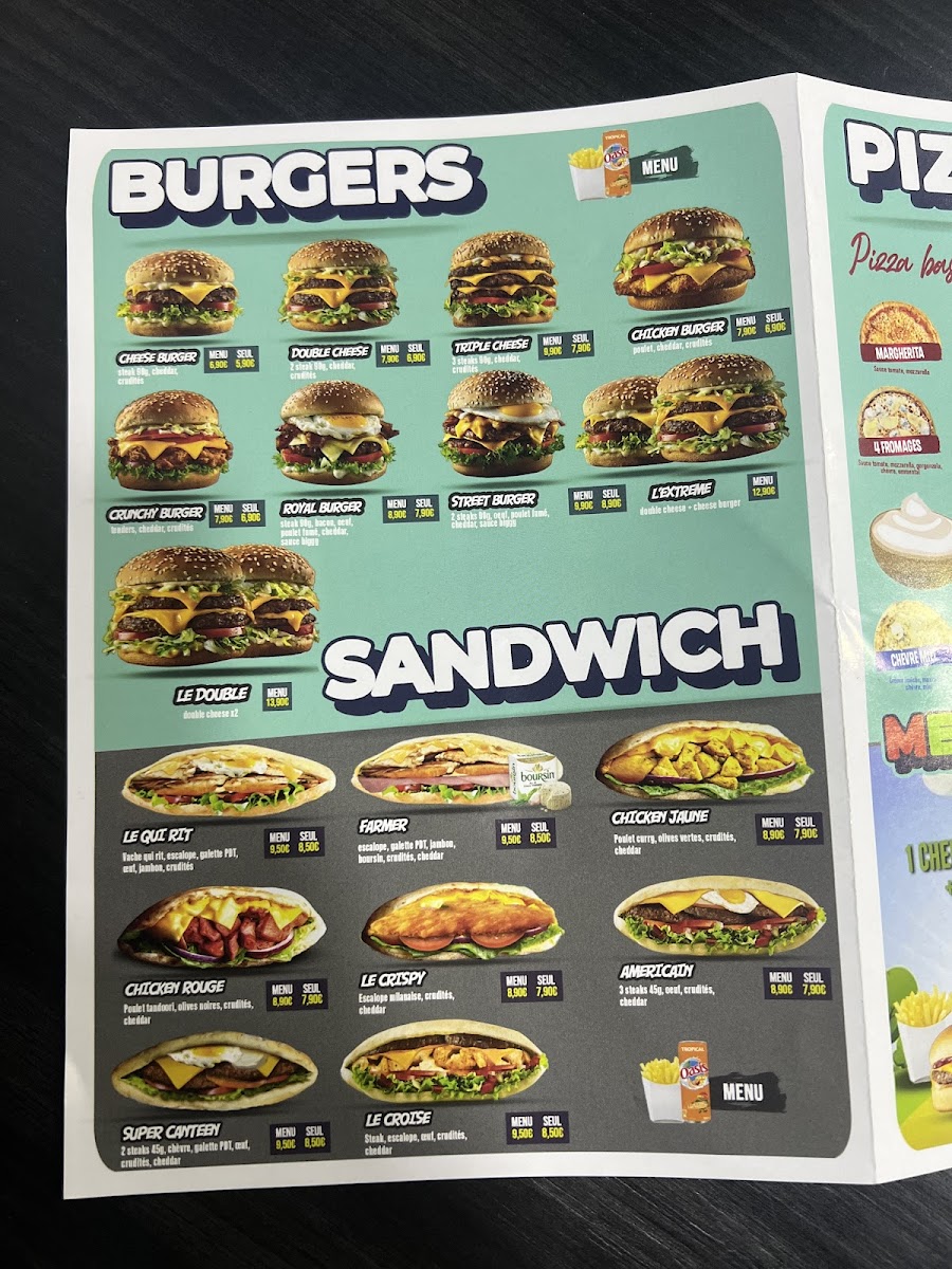 Menu Canteen Street Clichy Sous Bois-5