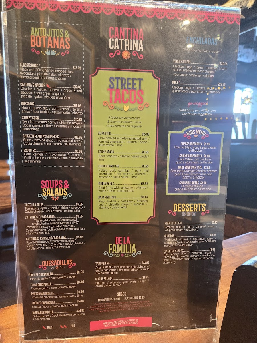 Menu Cantina Catrina Orlando-7