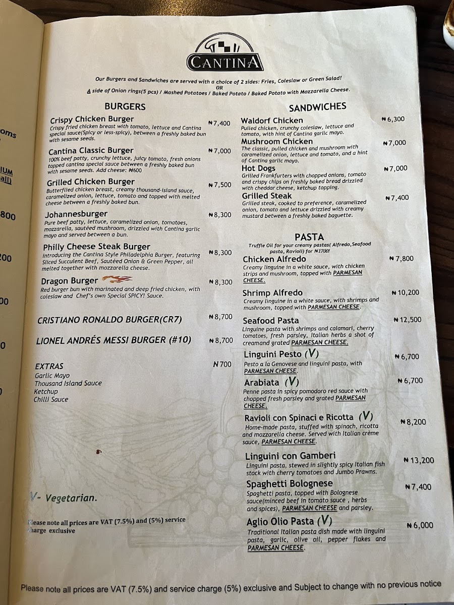 Menu Cantina Restaurant-7