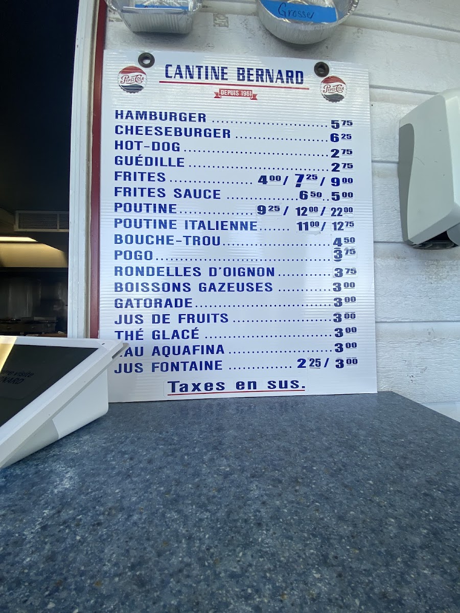 Menu Cantine Bernard-1