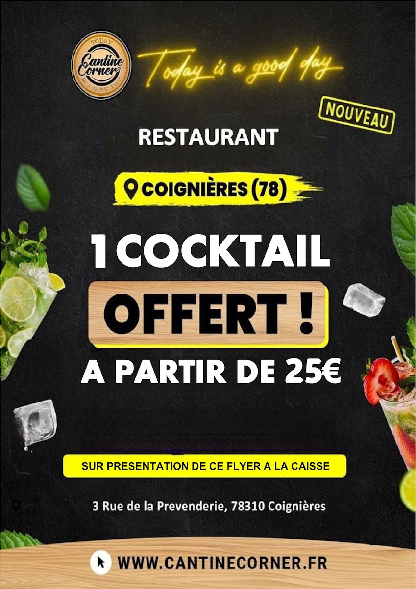 Menu Cantine Corner Coignières 78-1