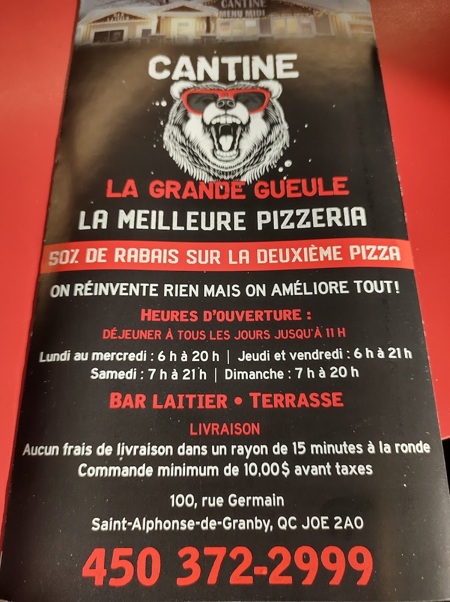 Menu Cantine La Grande Gueule-2