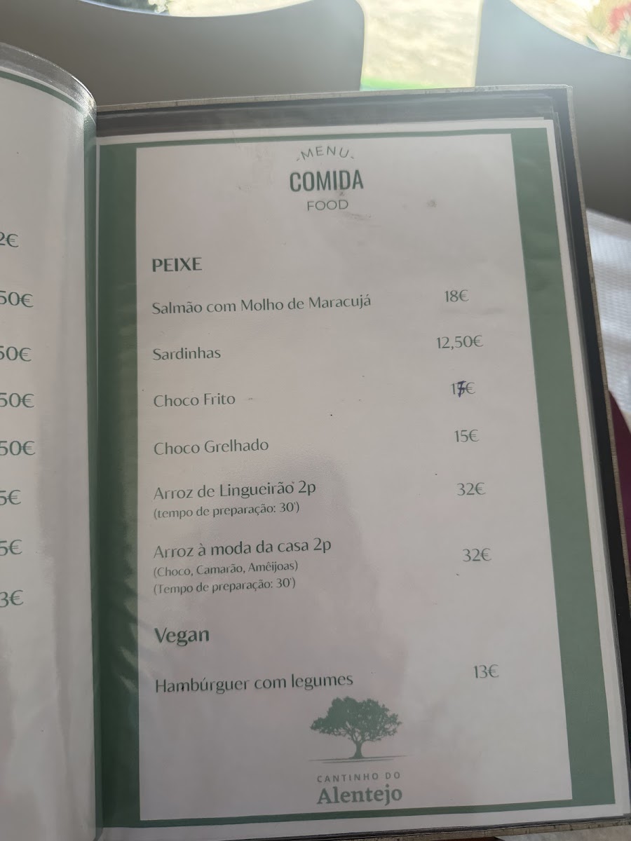 Menu Cantinho Do Alentejo-2