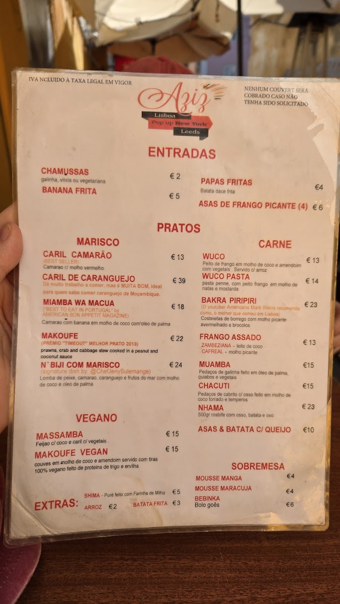 Menu Cantinho Do Aziz-2