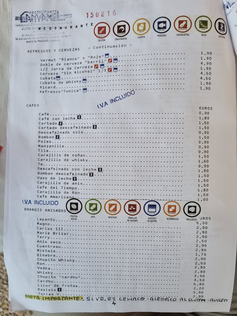 Menu Canyamel-2