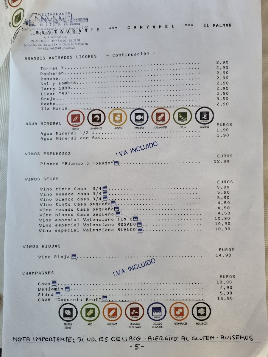 Menu Canyamel-4