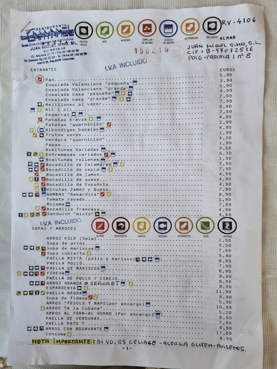 Menu Canyamel-6