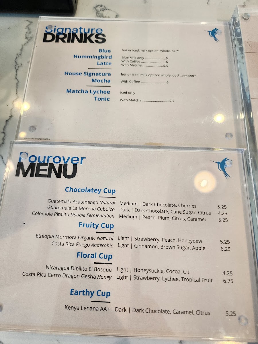 Menu Canyon Coffee By Blue Hummingbird-2