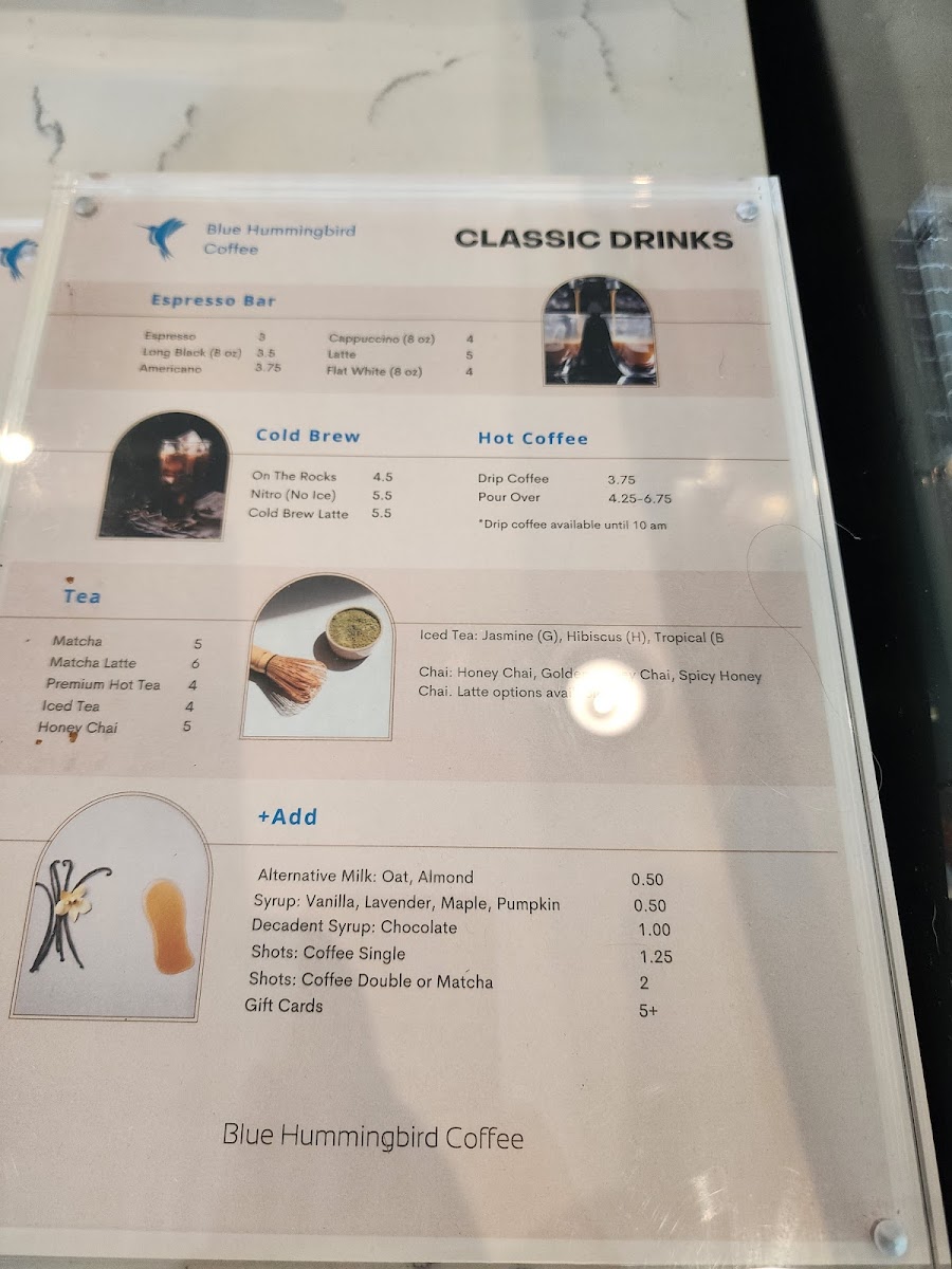 Menu Canyon Coffee By Blue Hummingbird-3