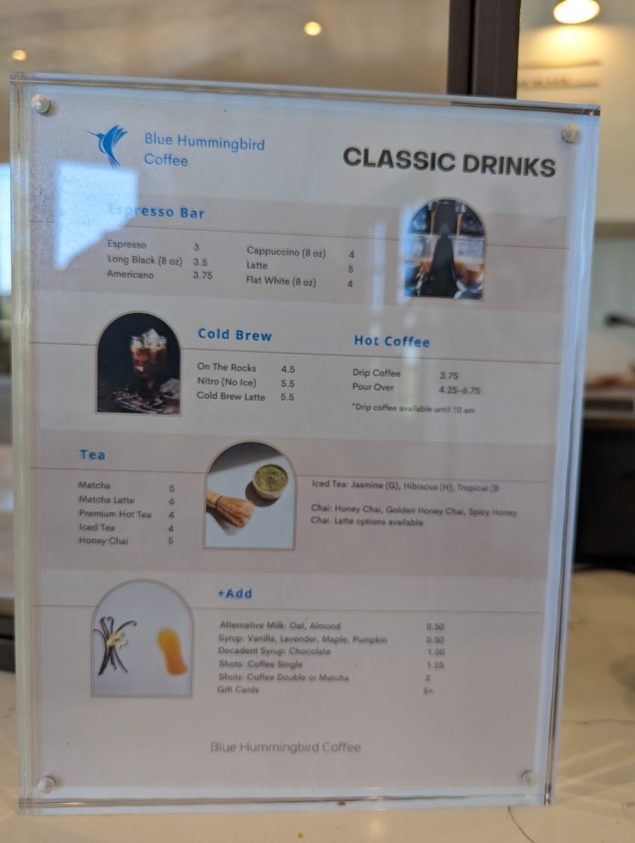 Menu Canyon Coffee By Blue Hummingbird-4
