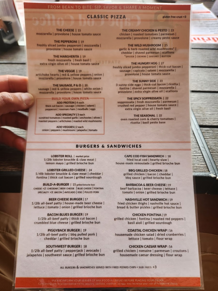Menu Cape Cod Coffee-10
