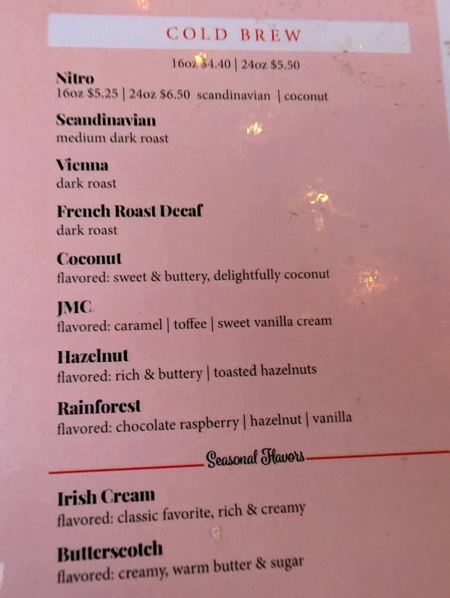 Menu Cape Cod Coffee-2
