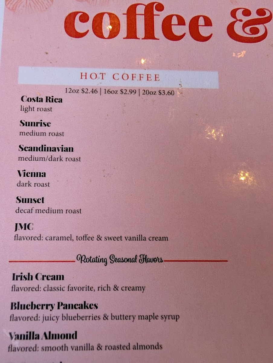 Menu Cape Cod Coffee-4