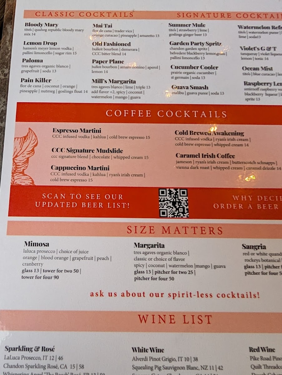 Menu Cape Cod Coffee-7