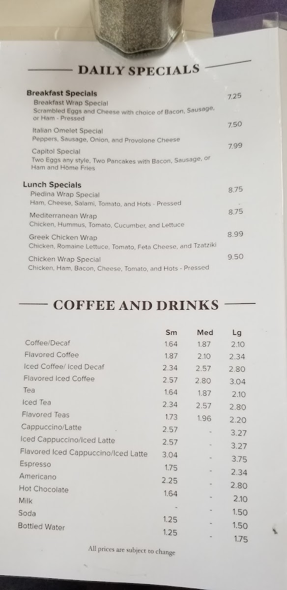 Menu Capitol Coffee House-3