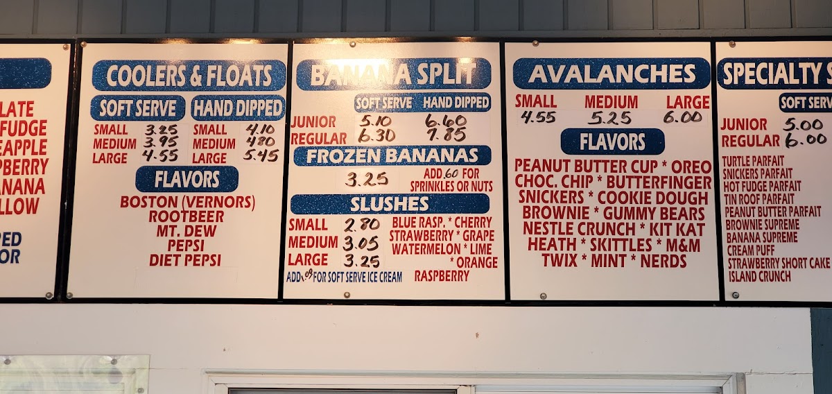 Menu Cap'n Frosty Ice Cream-9