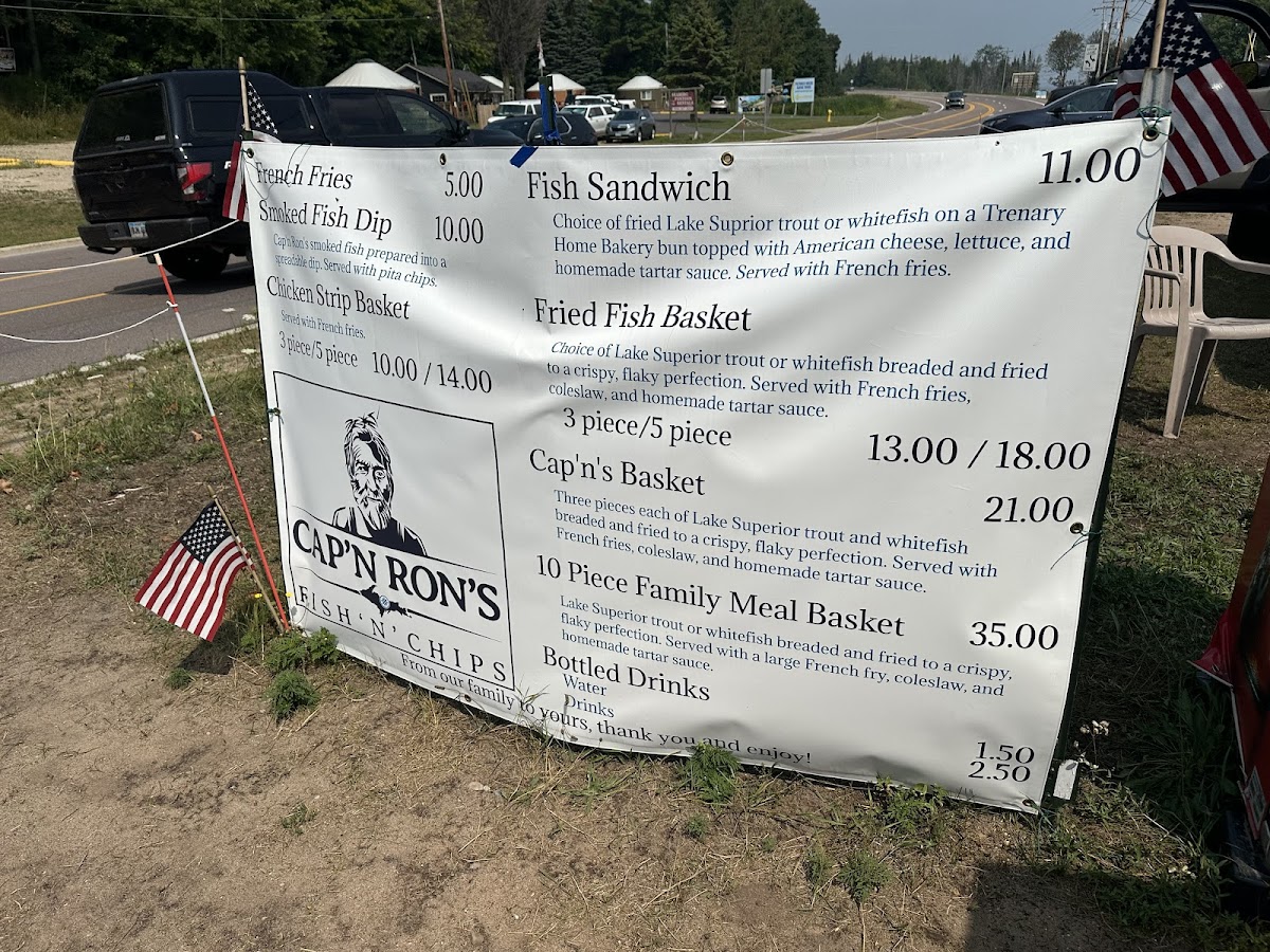 Menu Cap'n Ron's Fish 'n' Chips-1