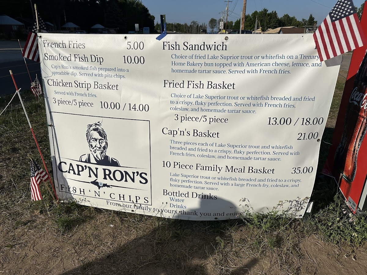 Menu Cap'n Ron's Fish 'n' Chips-3