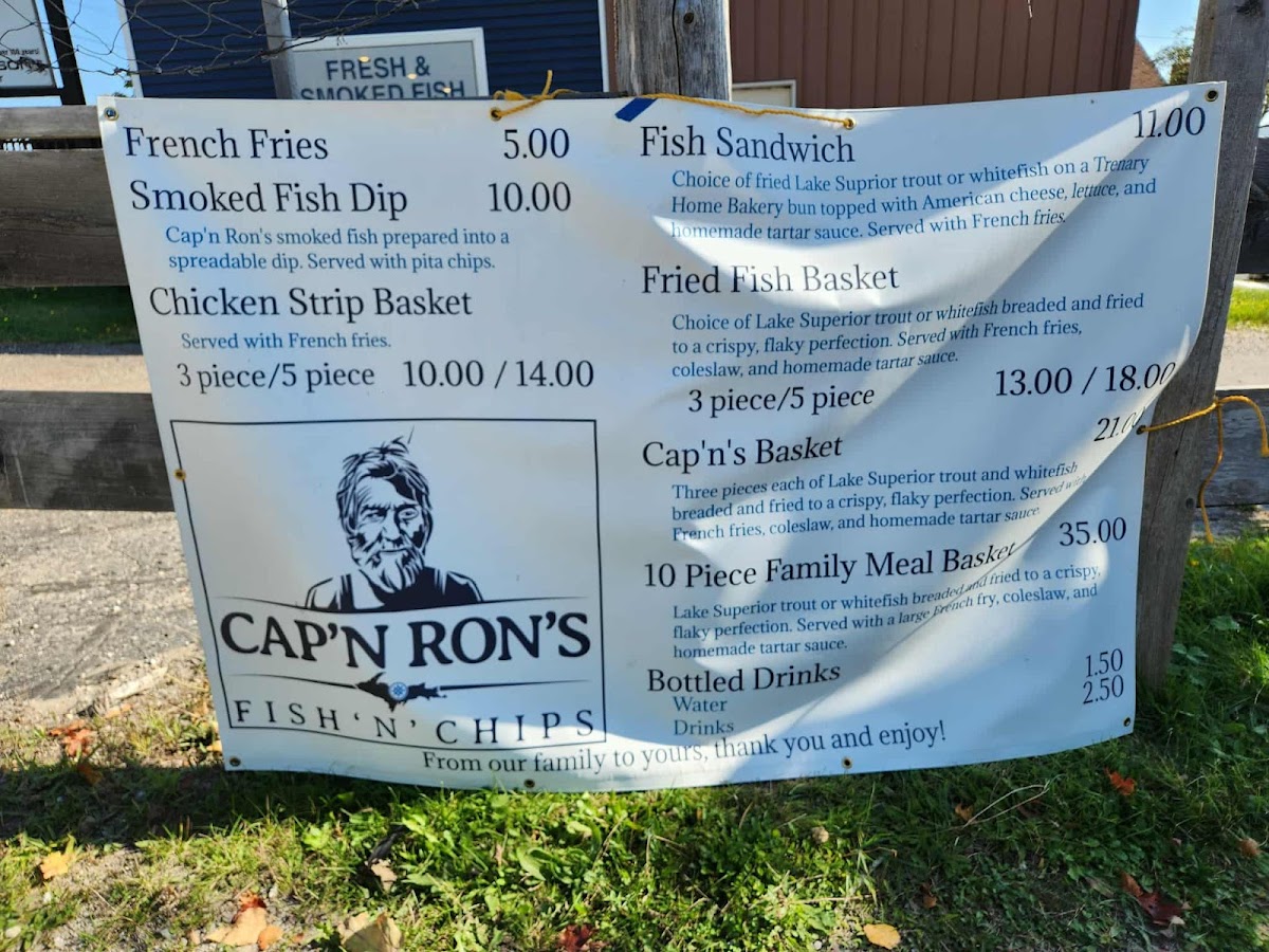 Menu Cap'n Ron's Fish 'n' Chips-4