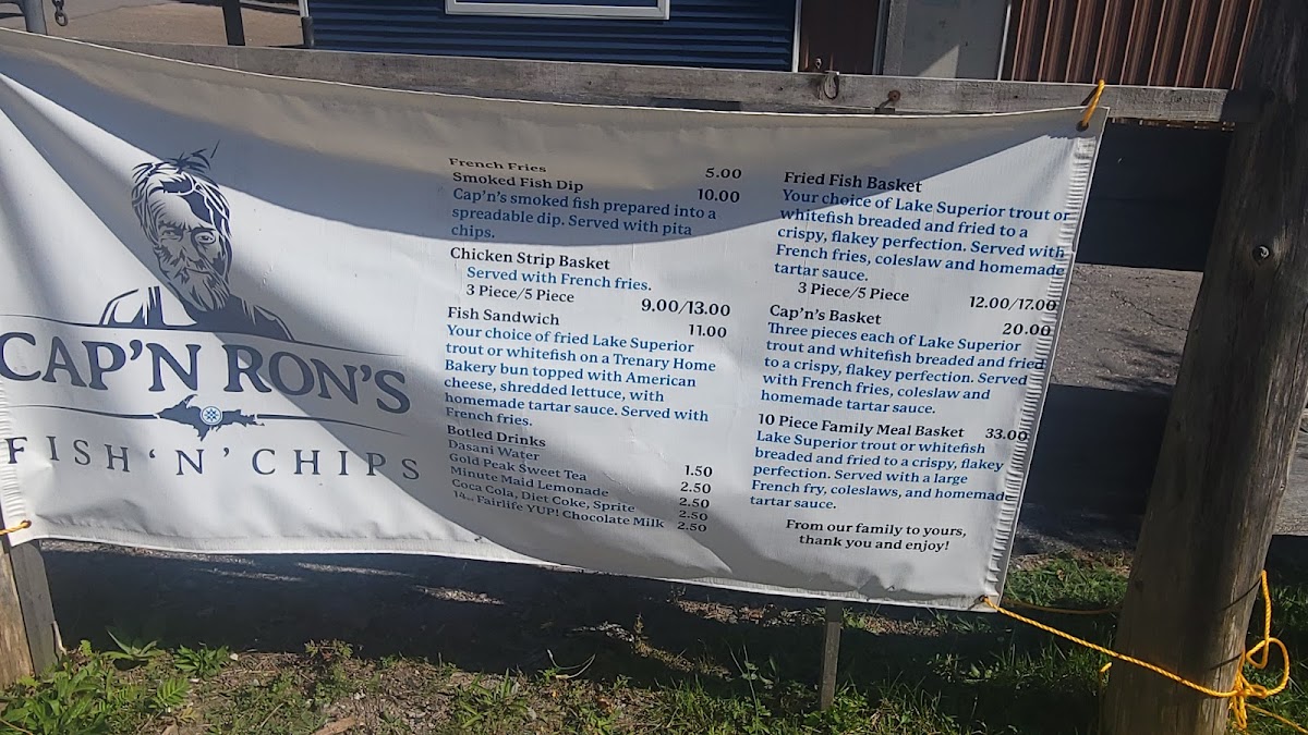 Menu Cap'n Ron's Fish 'n' Chips-7