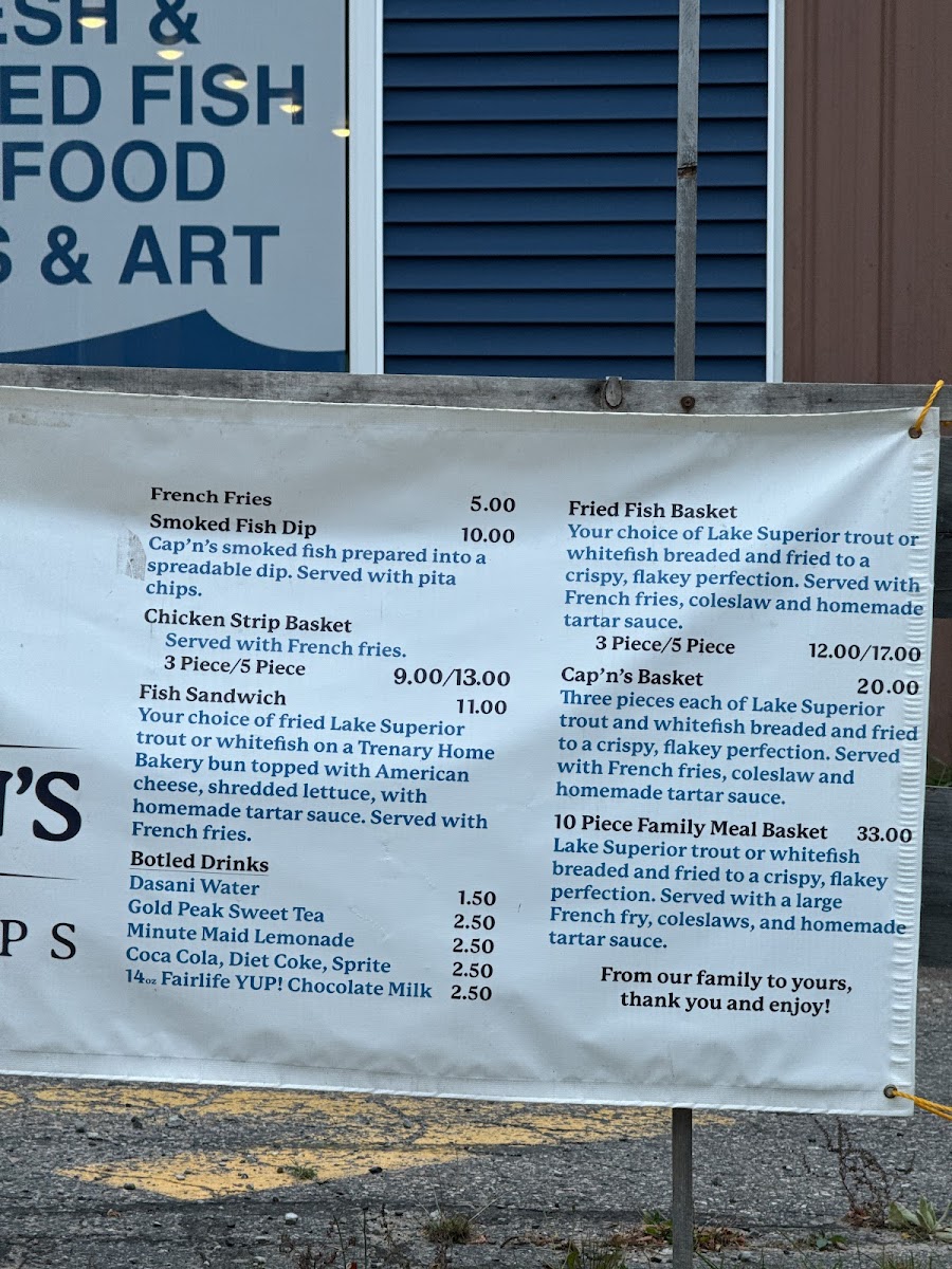 Menu Cap'n Ron's Fish 'n' Chips-9