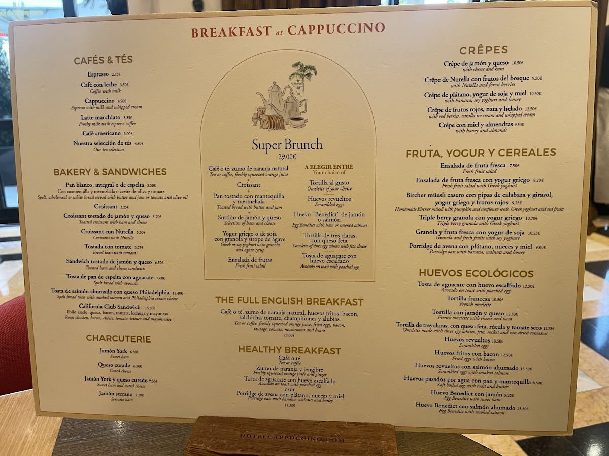 Menu Cappuccino Madrid-10