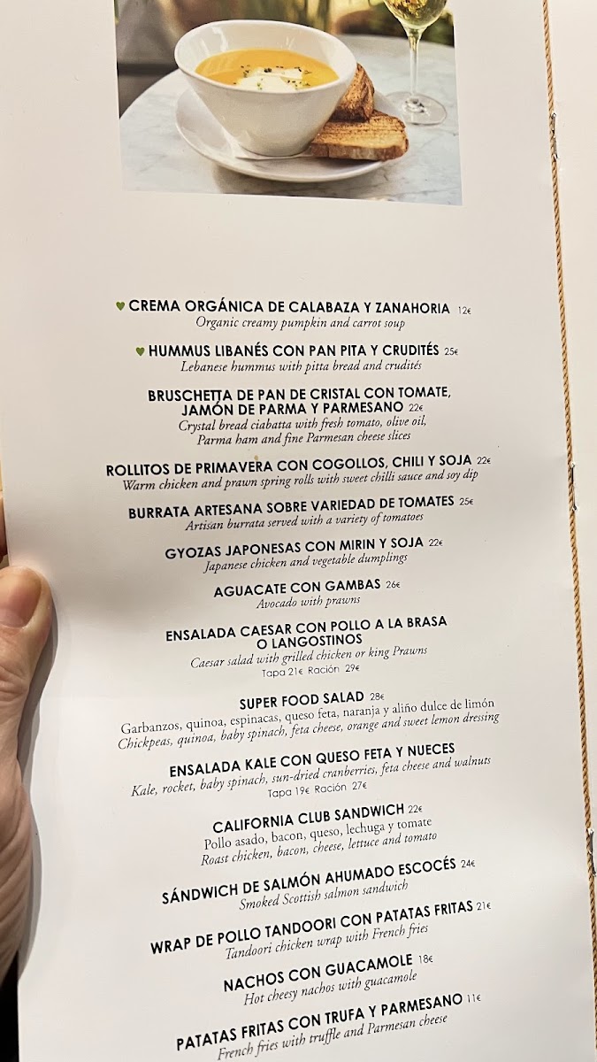 Menu Cappuccino Madrid-5