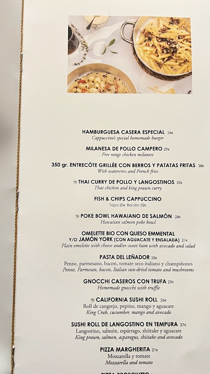 Menu Cappuccino Madrid-9