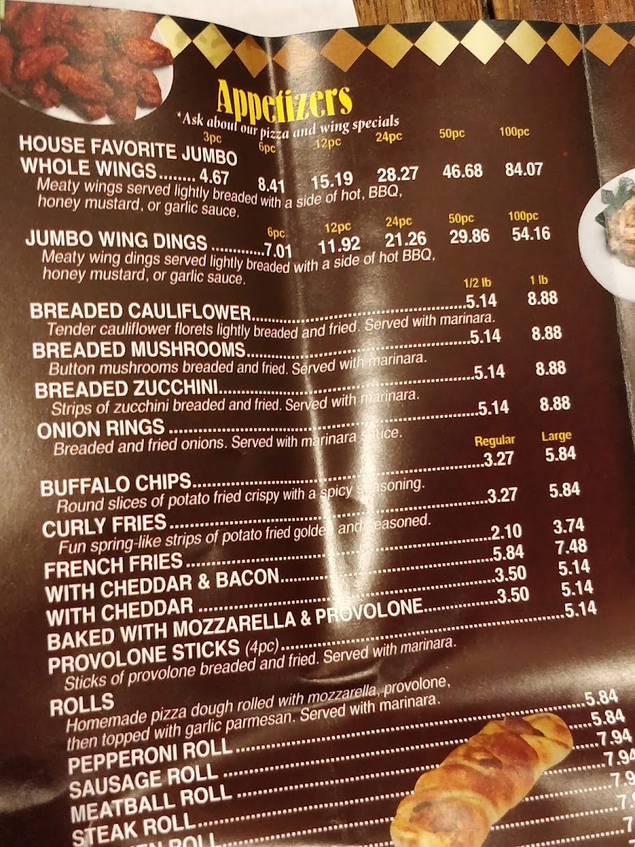 Menu Capri Pizzeria And Bar-2