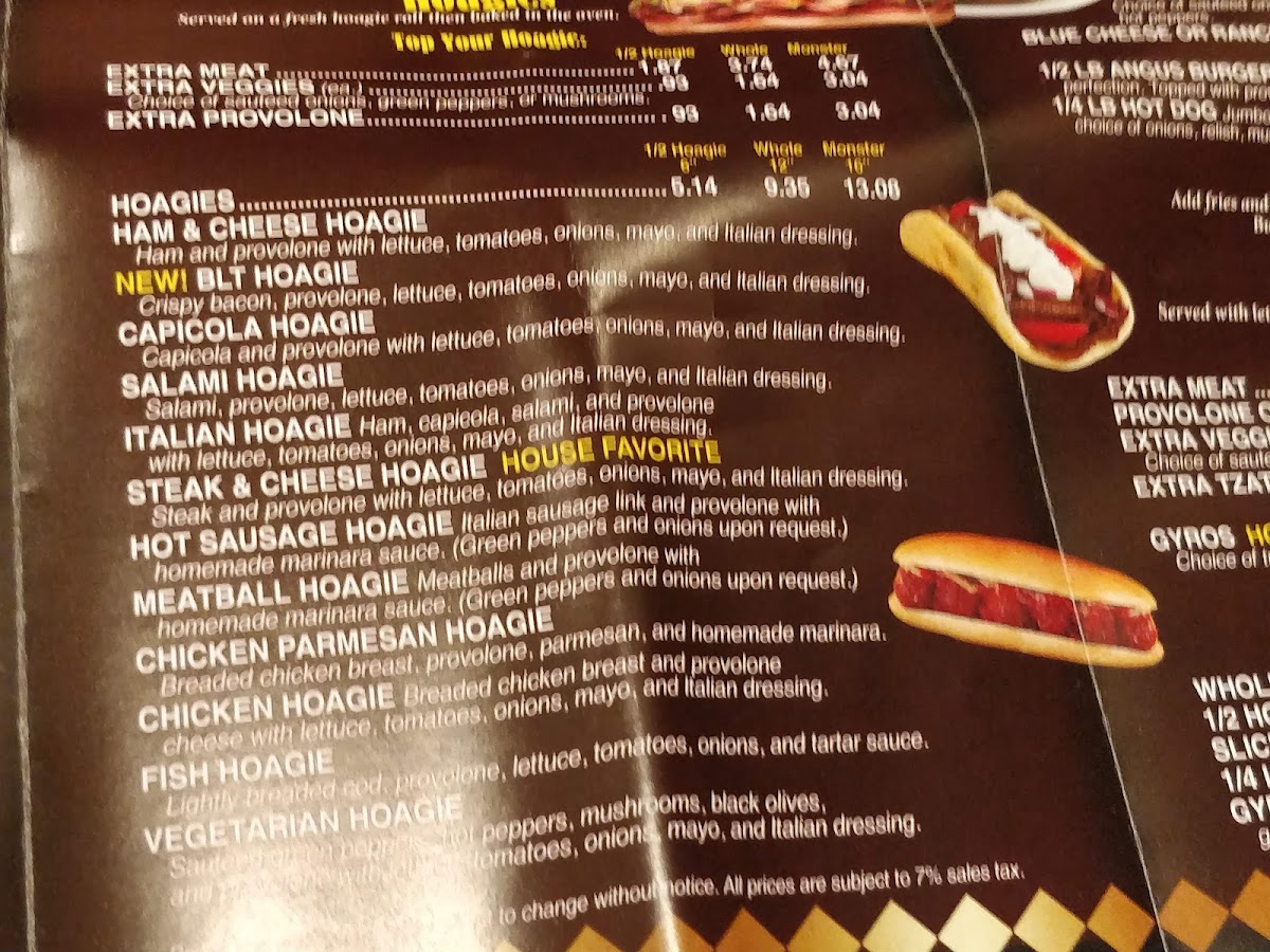 Menu Capri Pizzeria And Bar-6