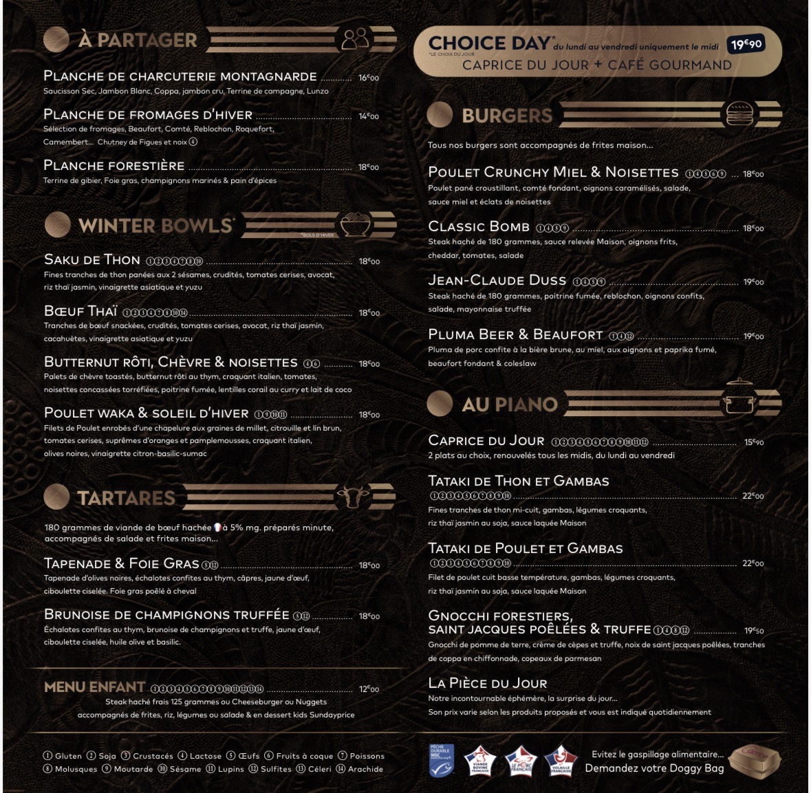 Menu Caprice-1
