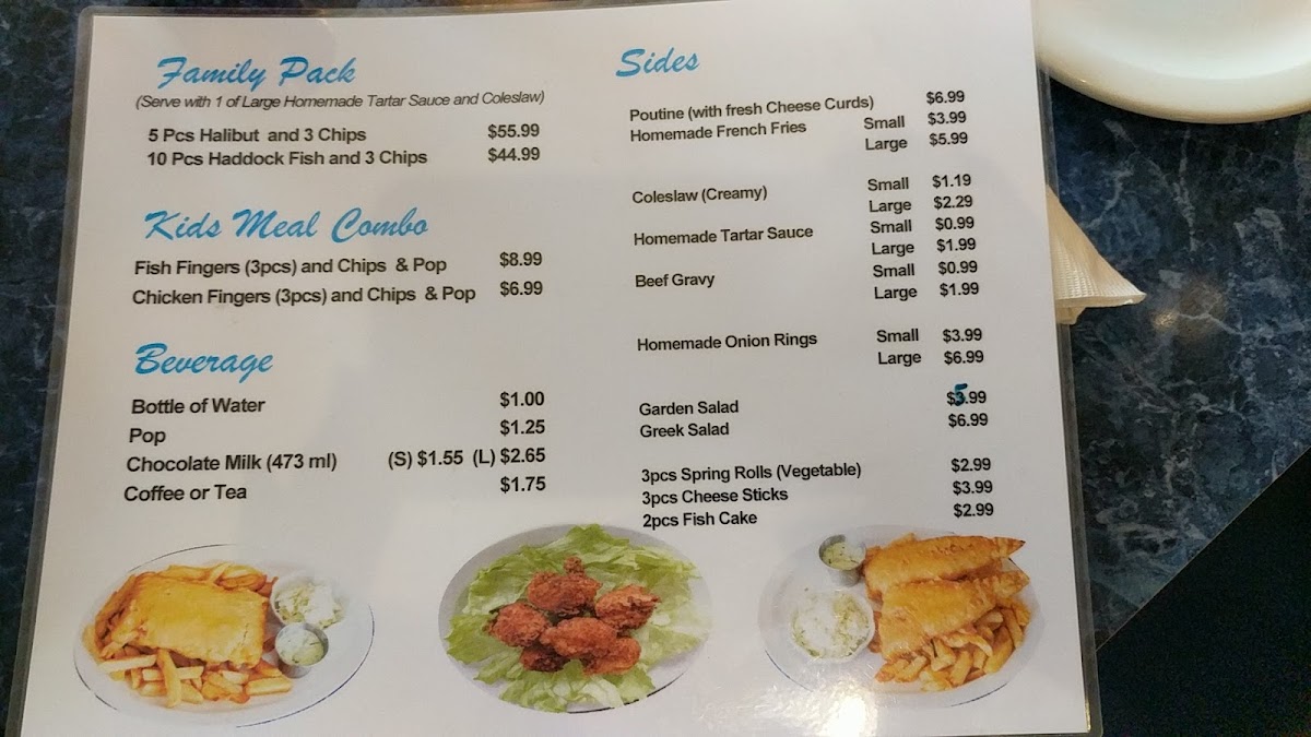 Menu Captain John Donlands Fish & Chips-10