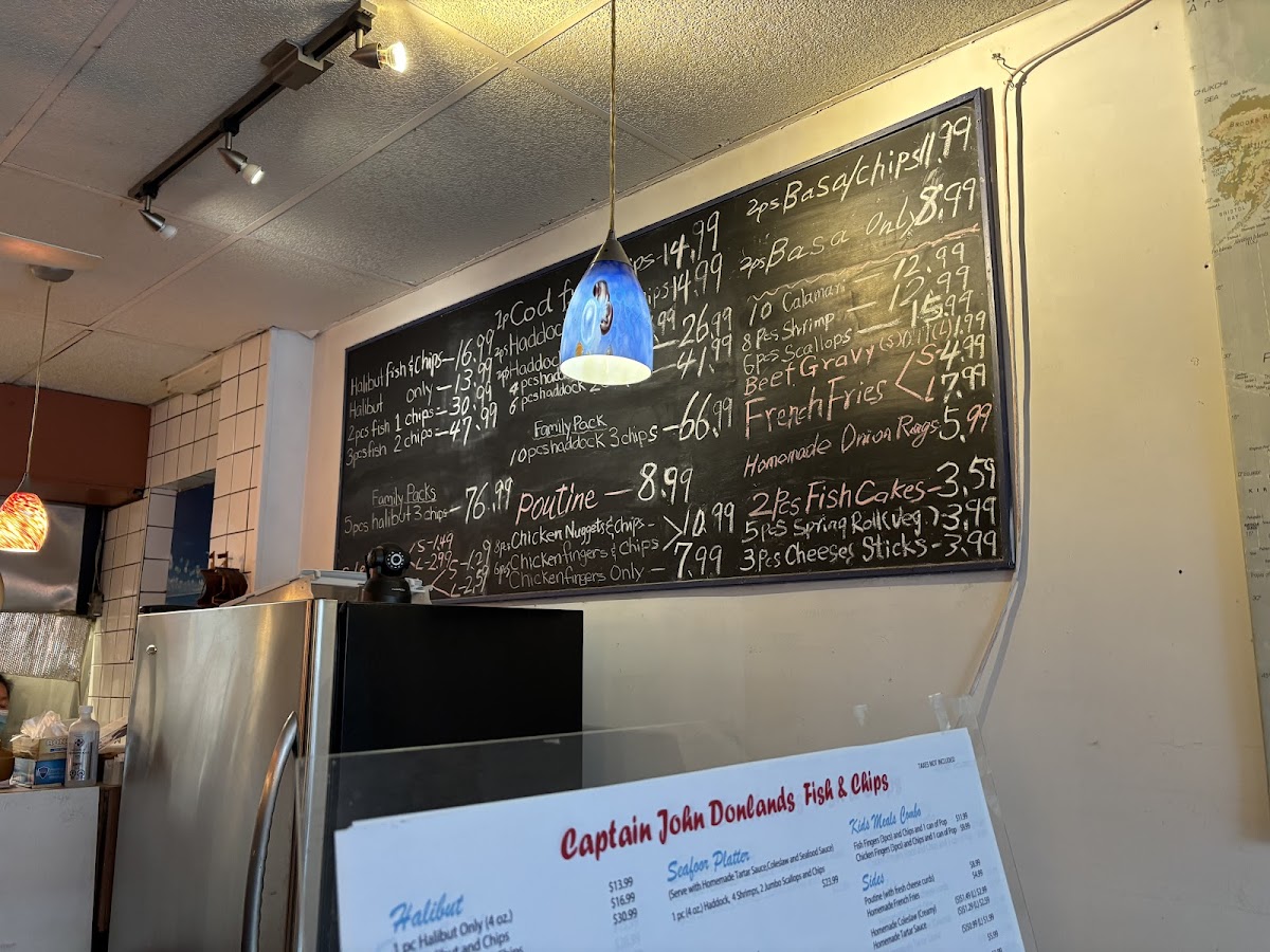 Menu Captain John Donlands Fish & Chips-4