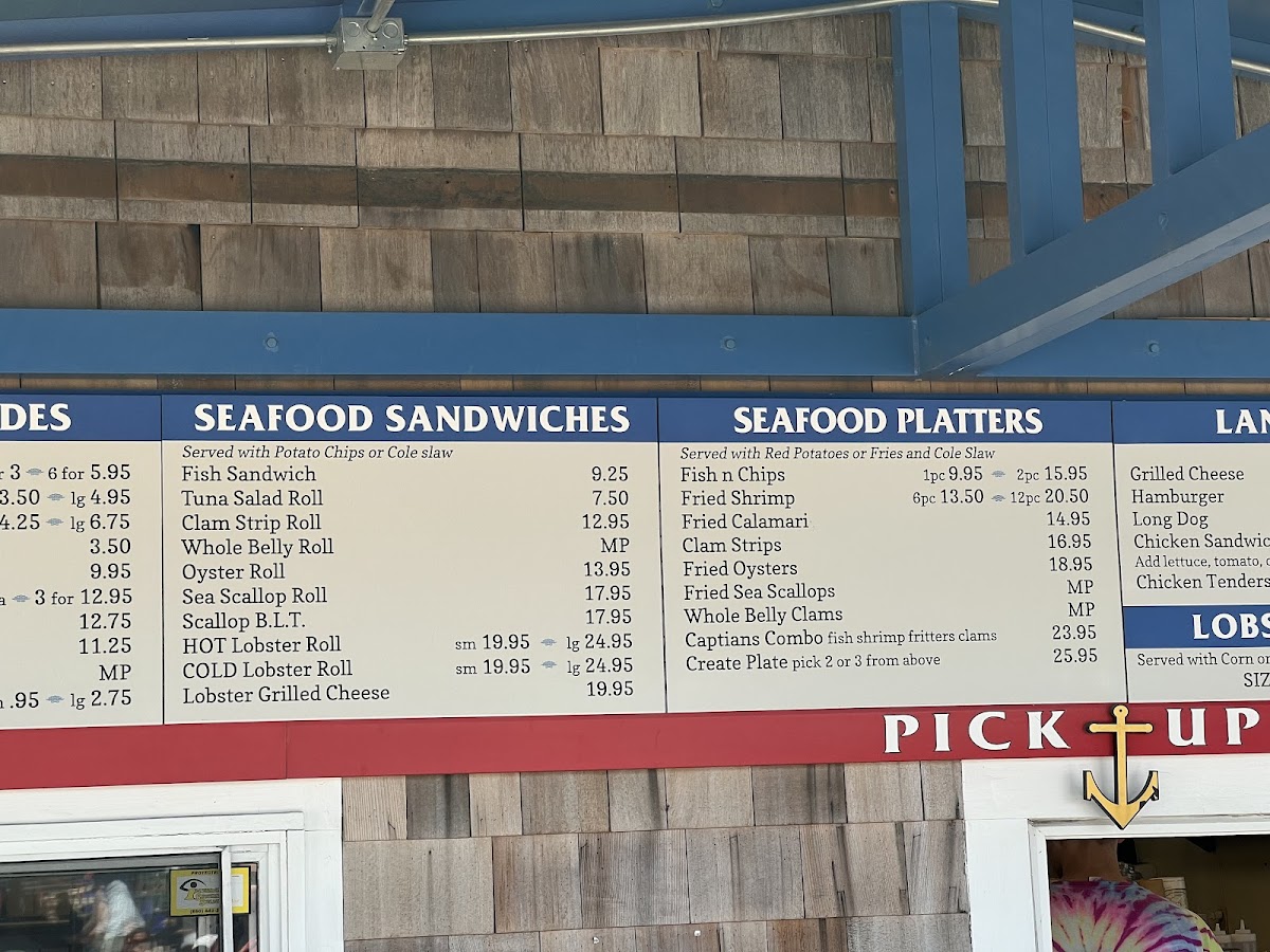 Menu Captain Scott's Lobster Dock-9