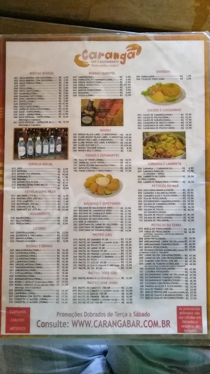 Menu Caranga Bar Vilas-4