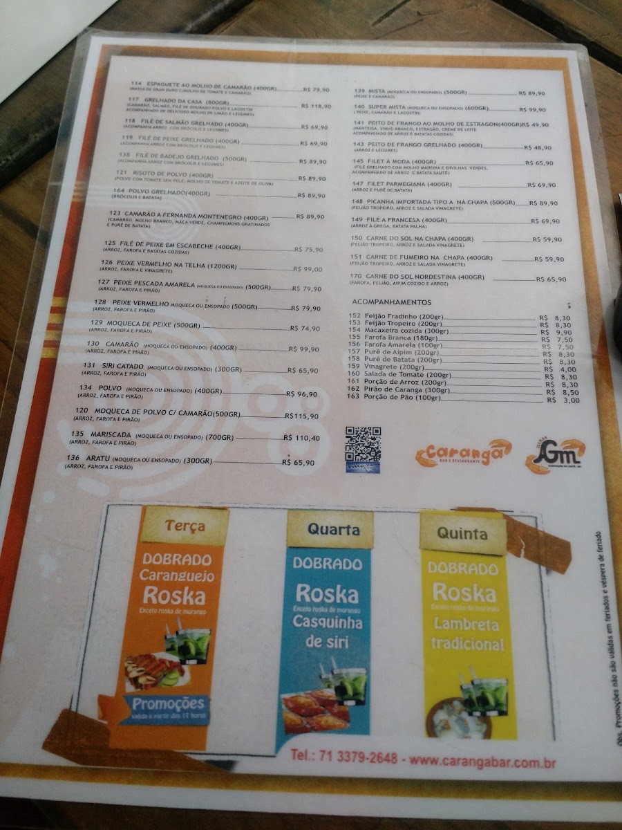 Menu Caranga Bar Vilas-7