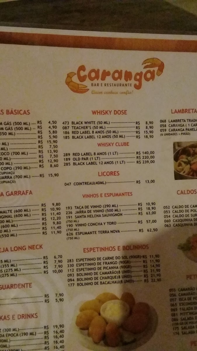 Menu Caranga Bar Vilas-9