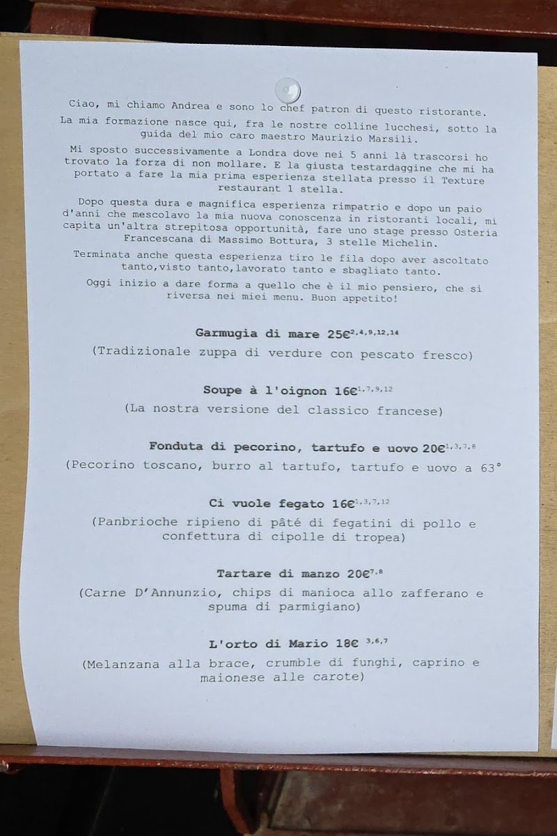Menu Carbone-4