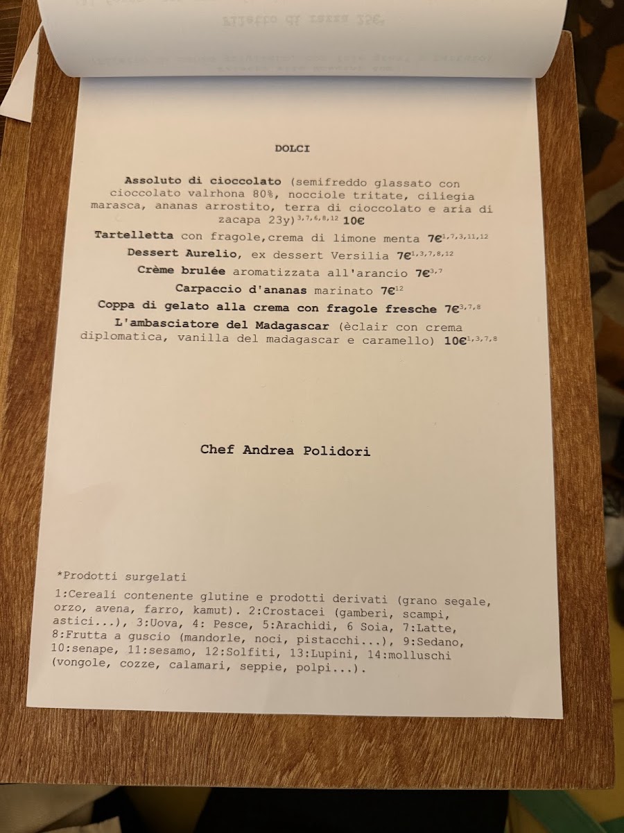 Menu Carbone-8