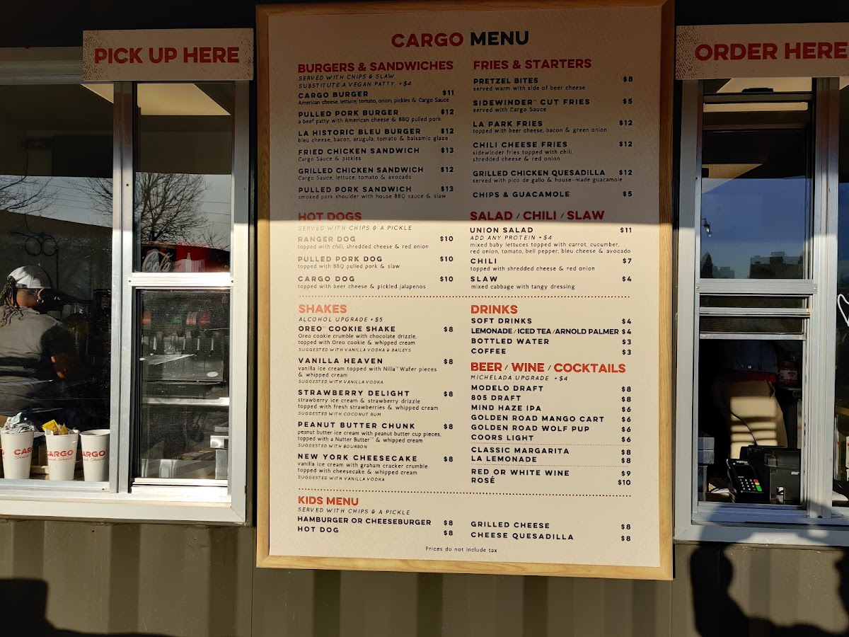 Menu Cargo Snack Shack-8