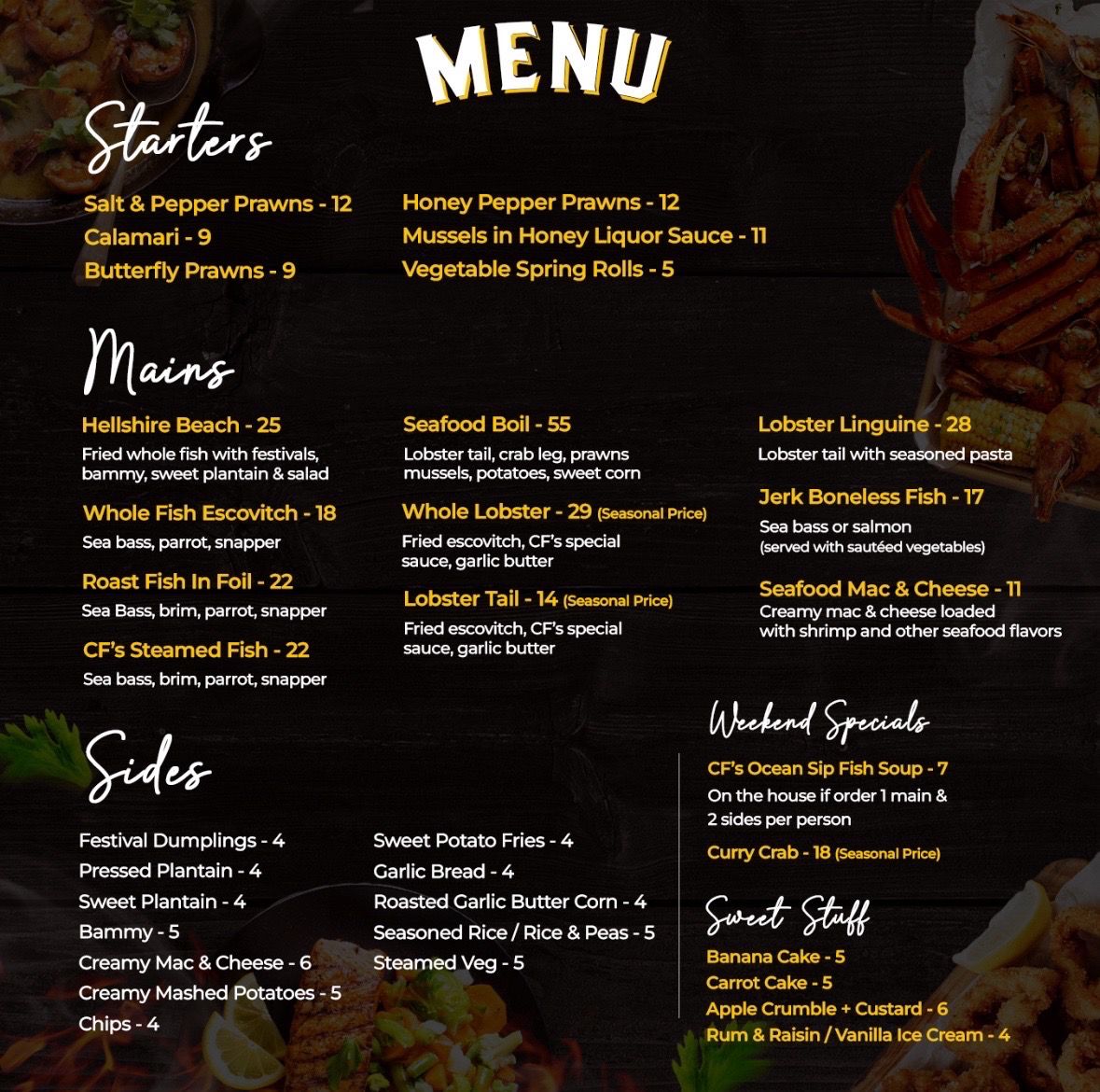 Menu Caribbean Grill House-1