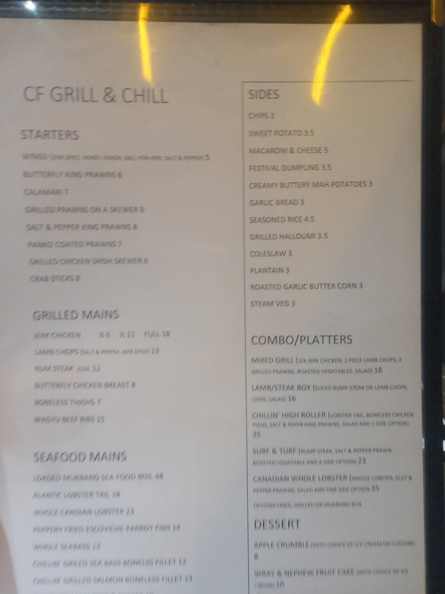 Menu Caribbean Grill House-4