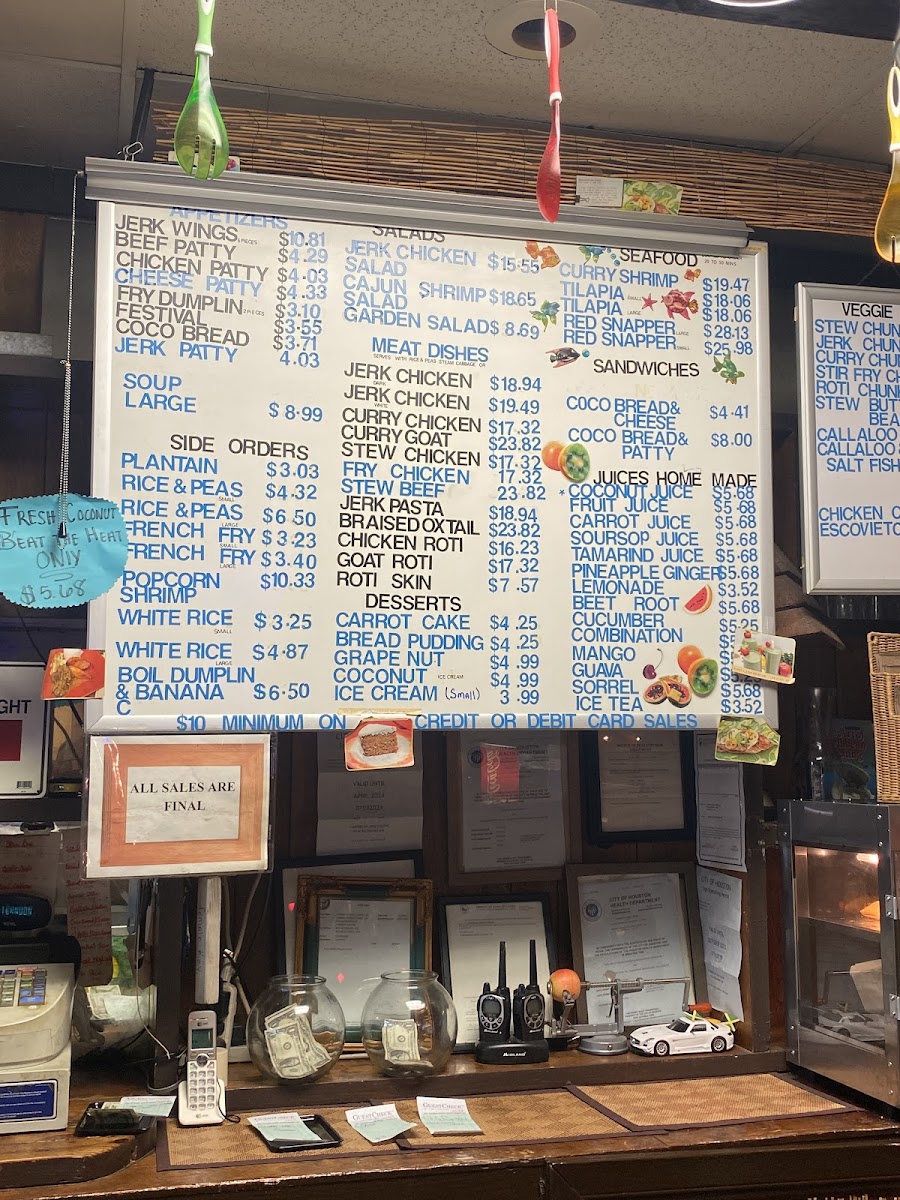 Menu Caribbean Jerk Cuisine-1