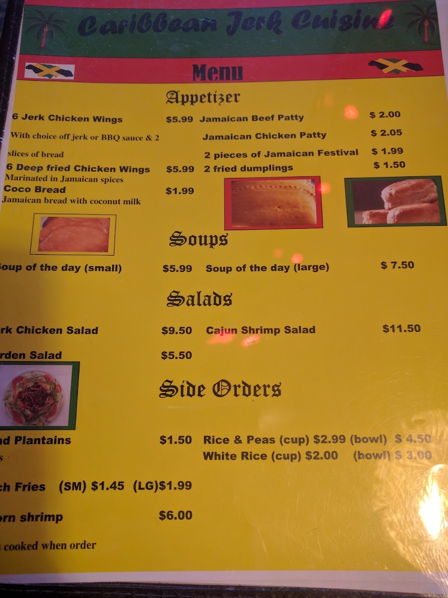 Menu Caribbean Jerk Cuisine-7