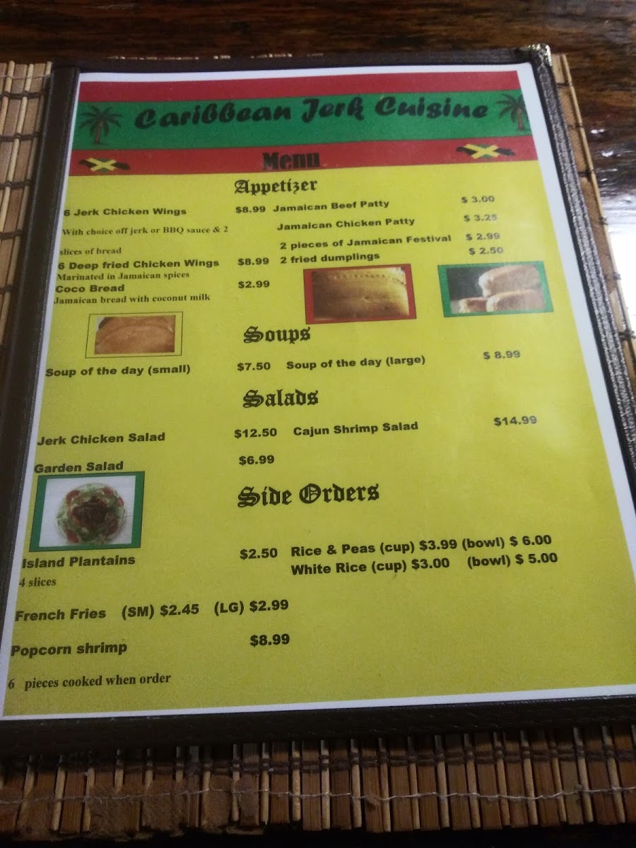 Menu Caribbean Jerk Cuisine-8