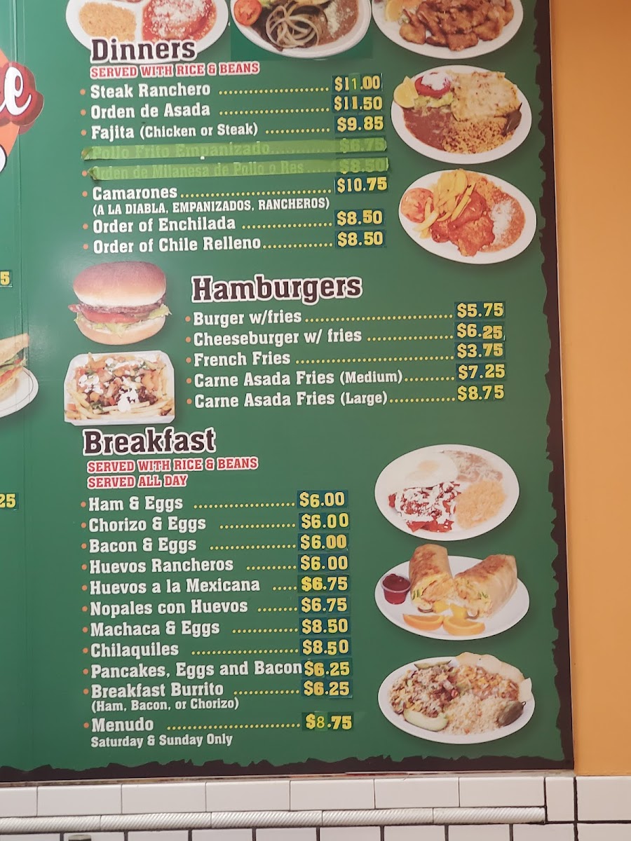 Menu Caribbean Juice & Mexican Food-3